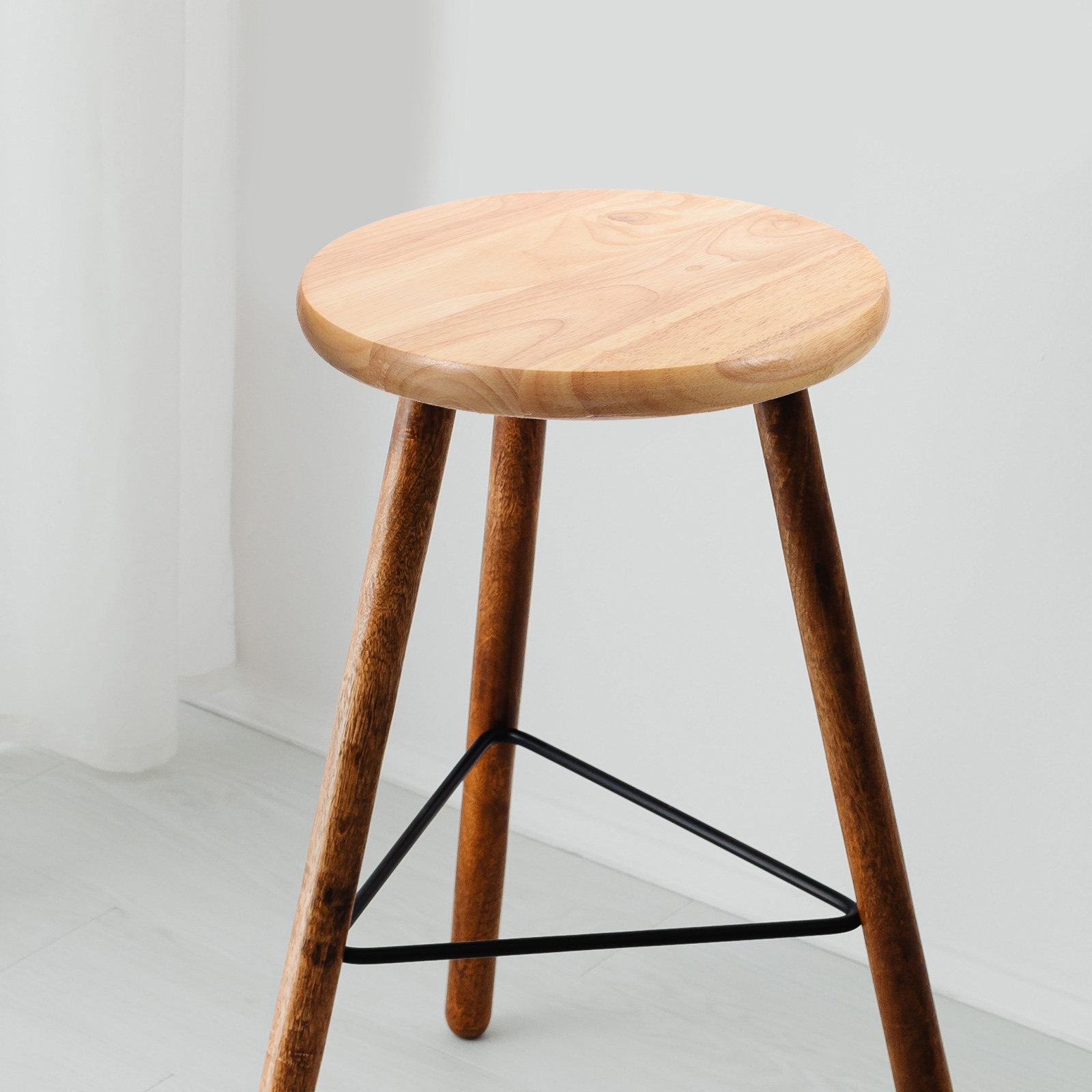 Home Bar Seating - Replacement Round Wooden Stool Seat for