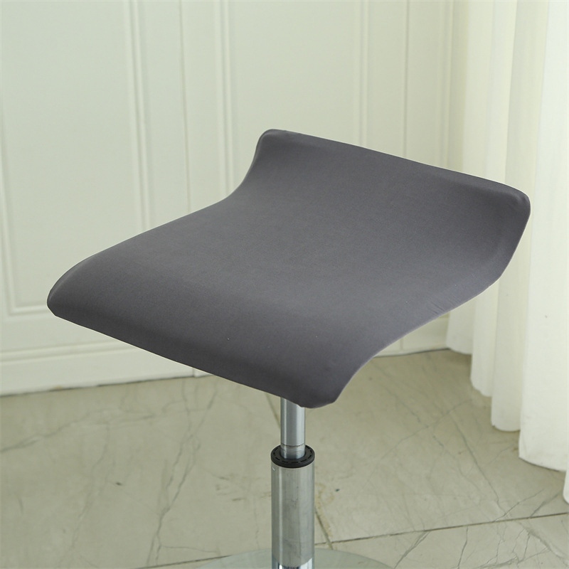 Home Bar Lounge - Cashier Square Chair Cover Elastic Print
