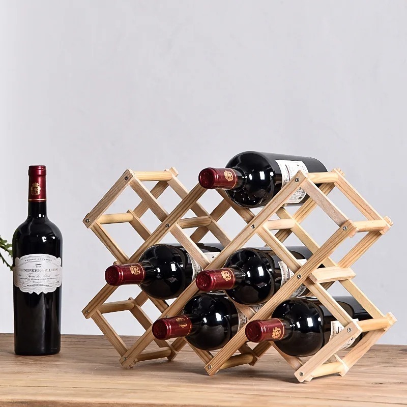Home Bar Set - Stackable Wine Storage Shelves 3, 5,