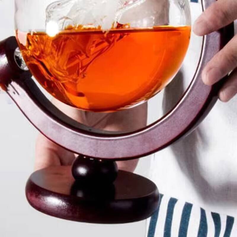 Decanter Globe Set - Hot 850ML Globe Whiskey Decanter Antique
