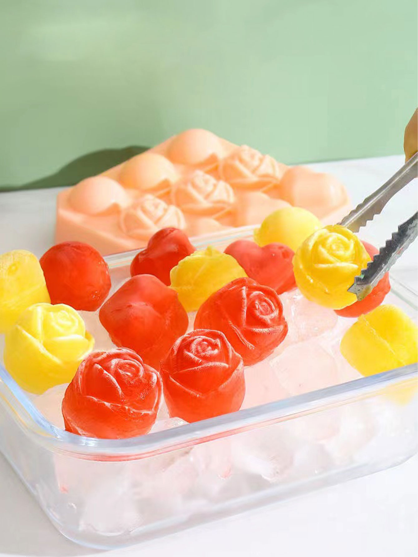 Rose Ice Cube Mold Food-Grade  - Ice Mold Sphere recension och pris
