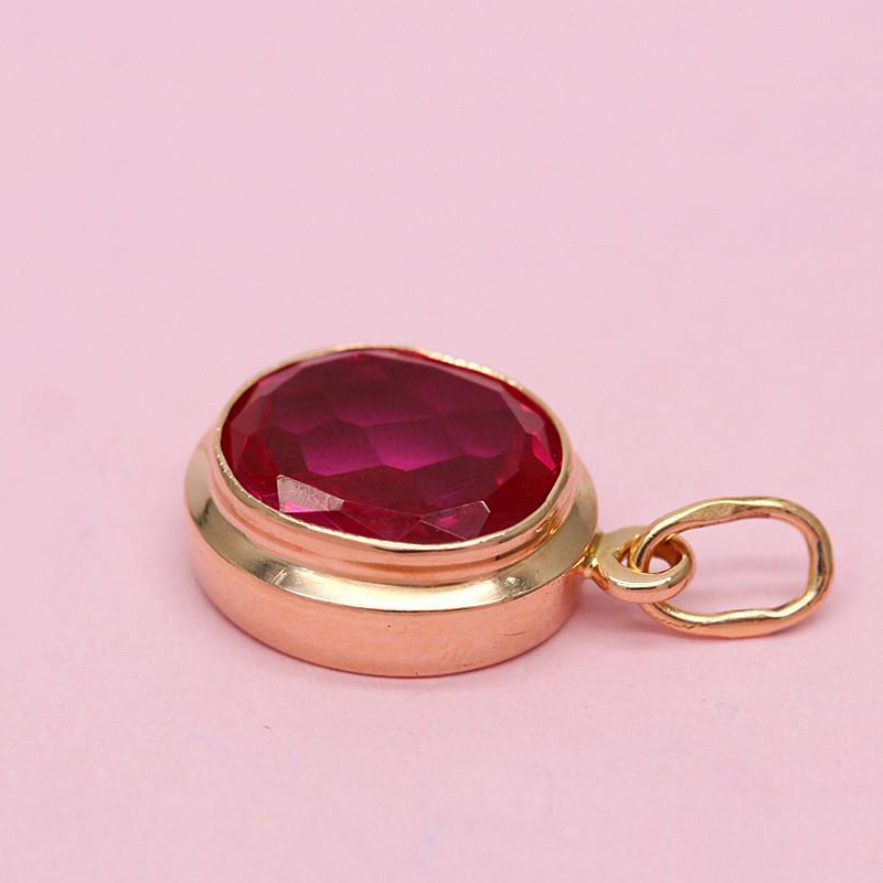 585 purple gold plated 14K ros - Bar Cart Gold recension och pris