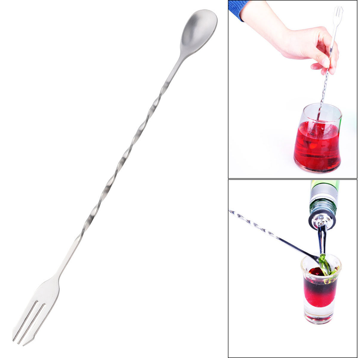 Twisted Spoon Mixing Fork 304  - Bar Spoon Twisted recension och pris