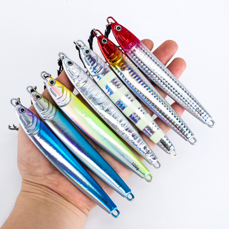 7Pcs 40g 60g 80g 100g Luminous - Jigger Double Sided recension och pris