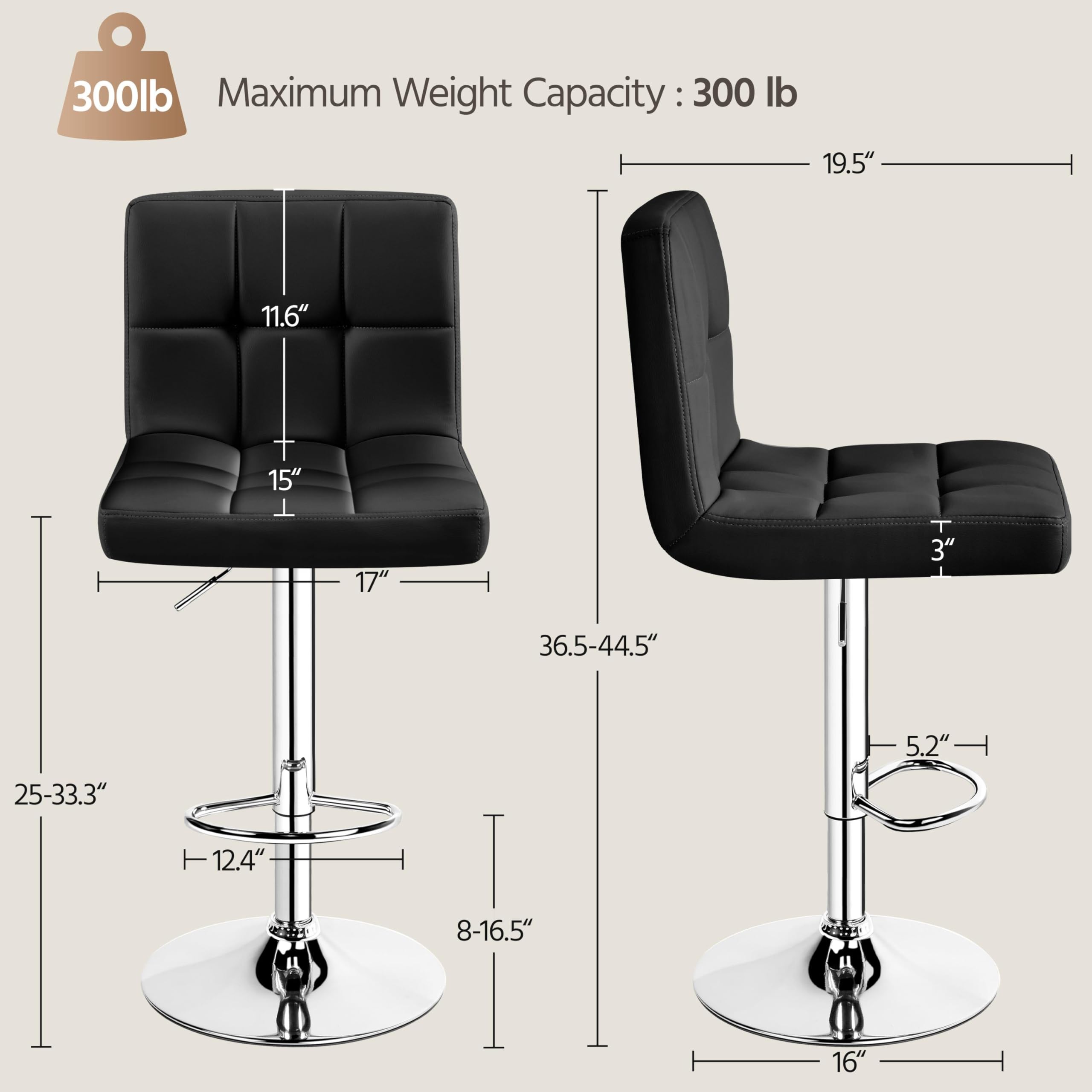 Modern Adjustable Bar Stools,  - Home Bar Seating recension och pris