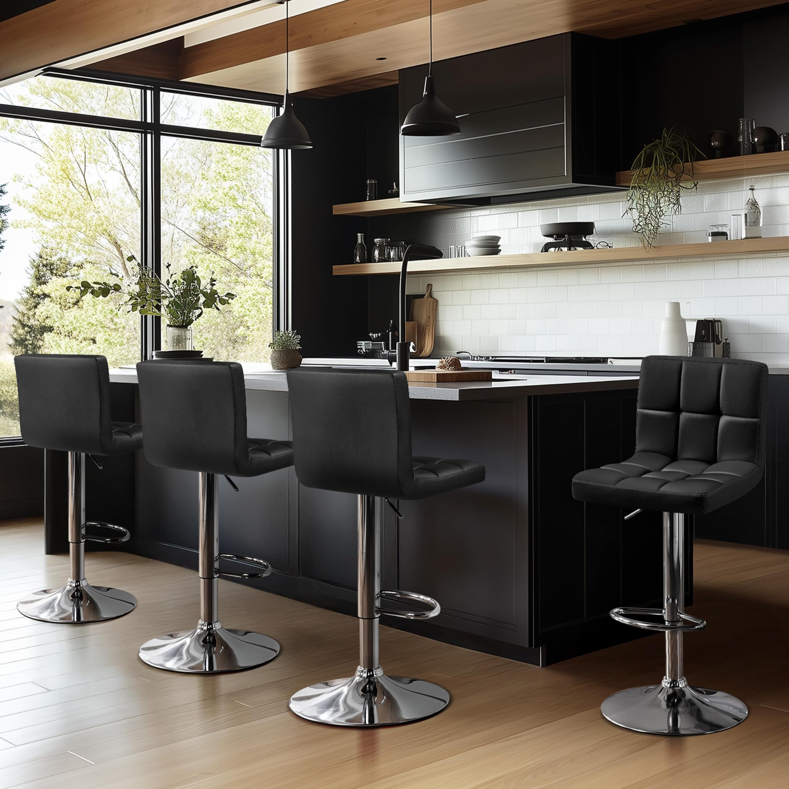 Modern Adjustable Bar Stools,  - Home Bar Seating recension och pris