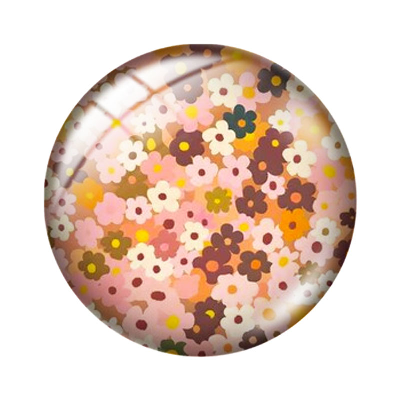 Retro Floral12/18/20/25mm glas - Old Fashioned Glass recension och pris