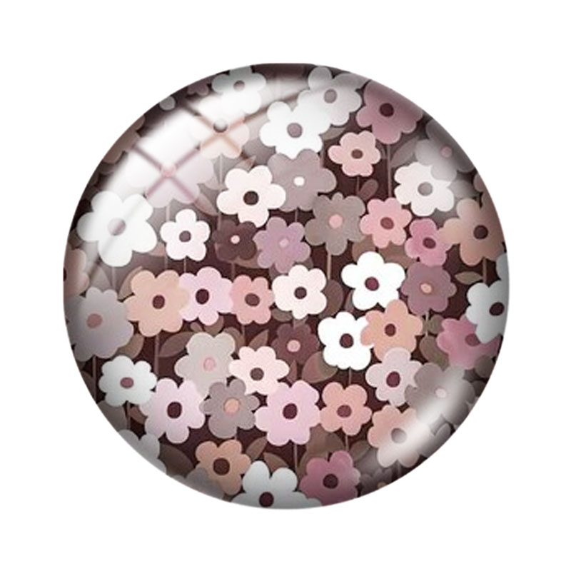 Retro Floral12/18/20/25mm glas - Old Fashioned Glass recension och pris