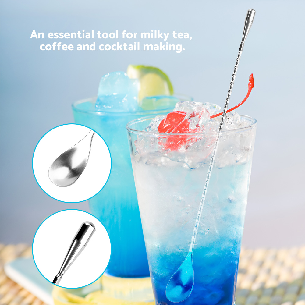 Long Stirring Spoon Stainless  - Bar Spoon Twisted recension och pris