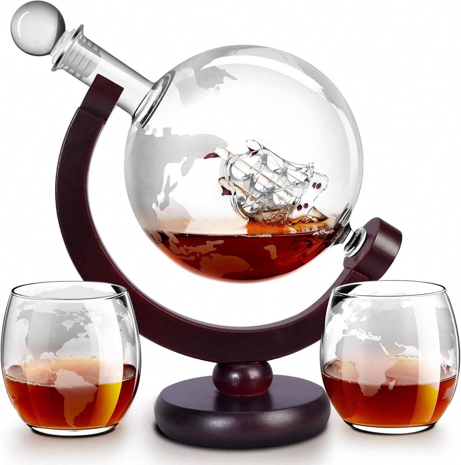 Whiskey Decanter Globe Set for - Decanter Globe Set recension och pris