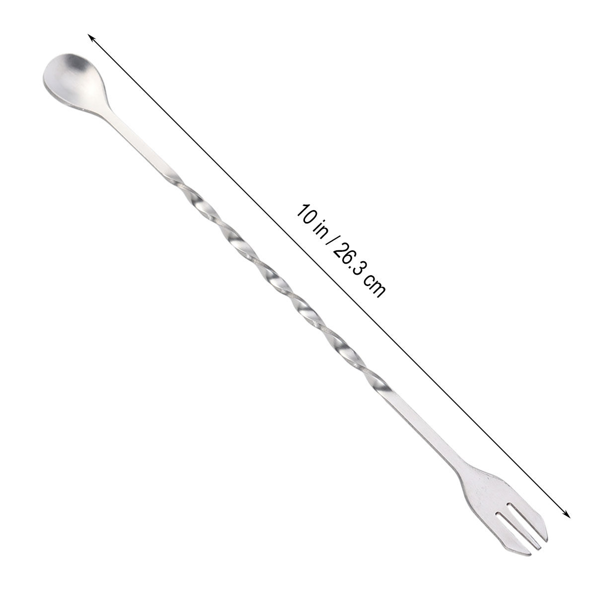 Professional 304 Stainless Ste - Bar Spoon Twisted recension och pris
