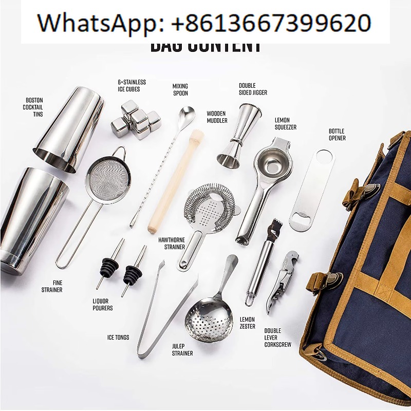 22-piece bartender kit: 800ml  - Boston Shaker Set recension och pris