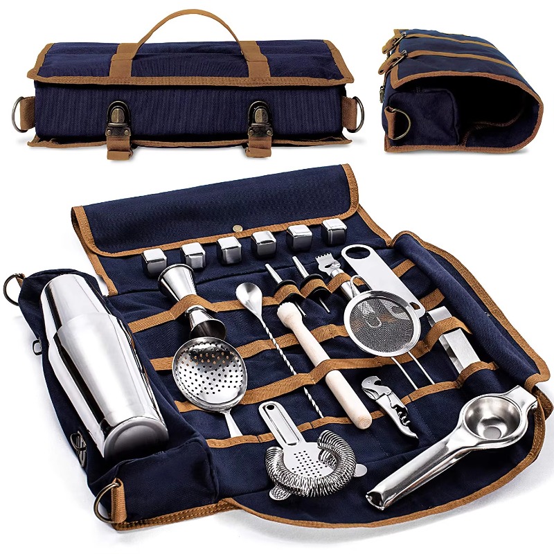 22-piece bartender kit: 800ml  - Boston Shaker Set recension och pris