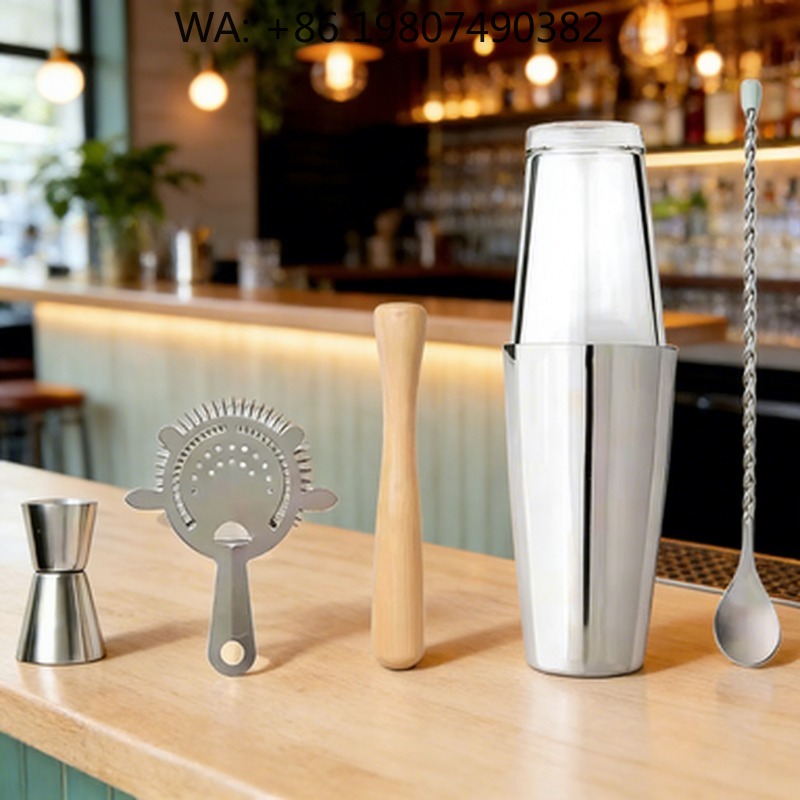 6Pcs Minimalist Eco Friendly C - Boston Shaker Set recension och pris