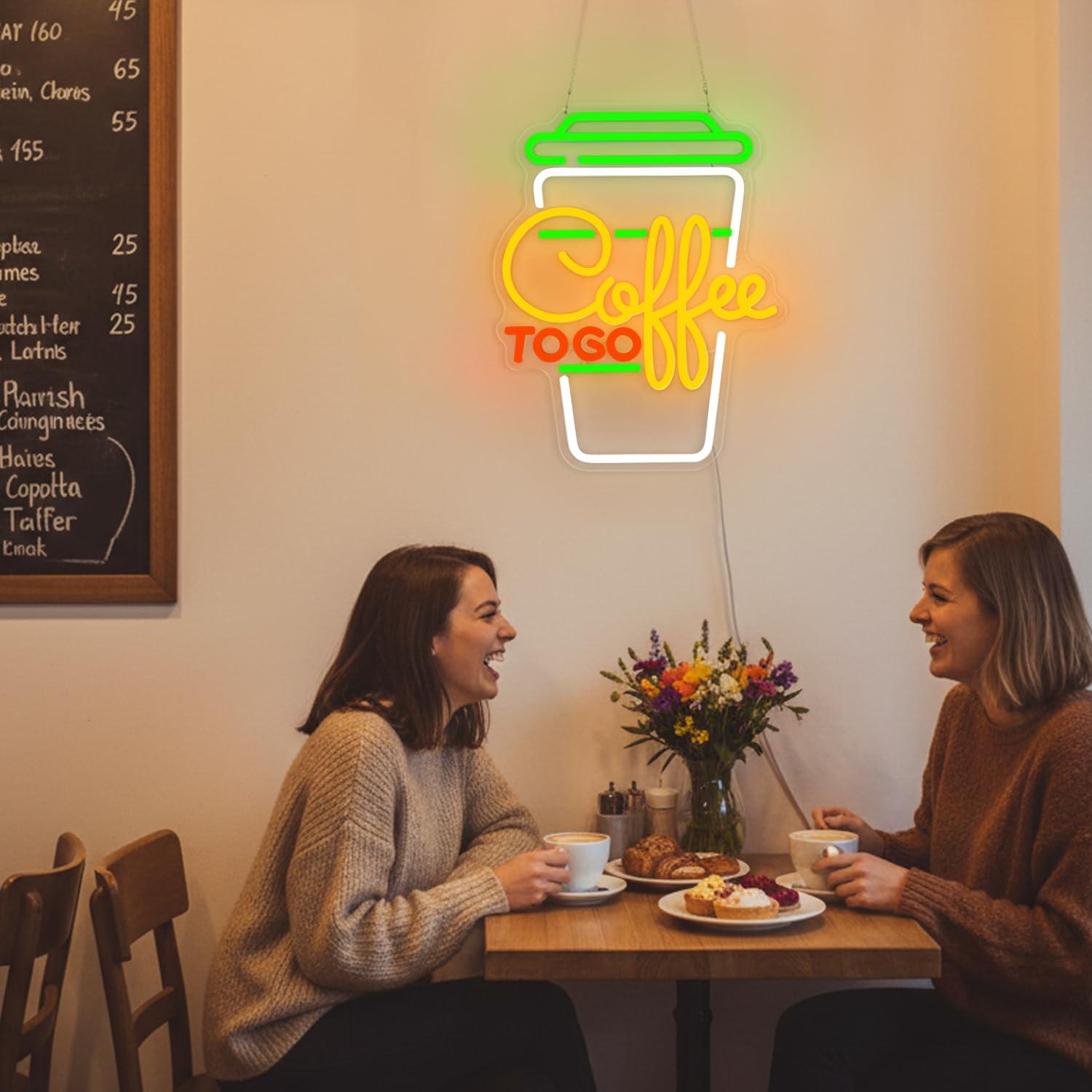 Coffee Neon Sign USB Dimmable  - Home Bar And Coffee recension och pris