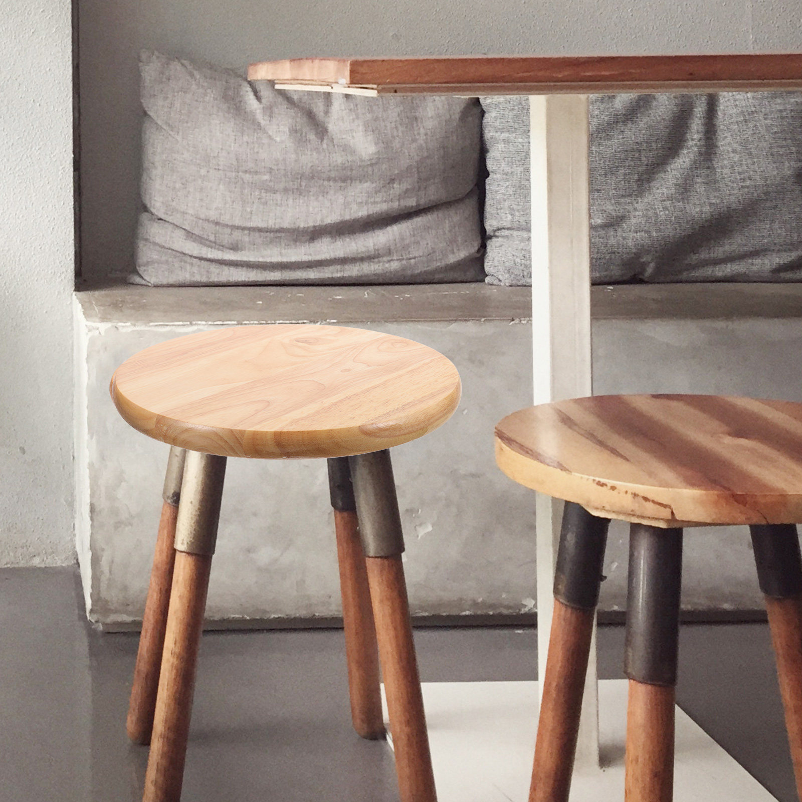 Replacement Round Wooden Stool - Home Bar Seating recension och pris