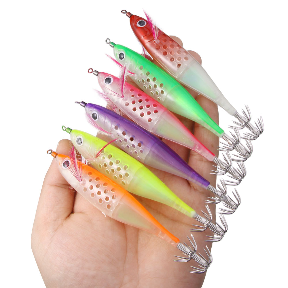 Glow In The Dark Squid Bait Eg - Jigger Double Sided recension och pris