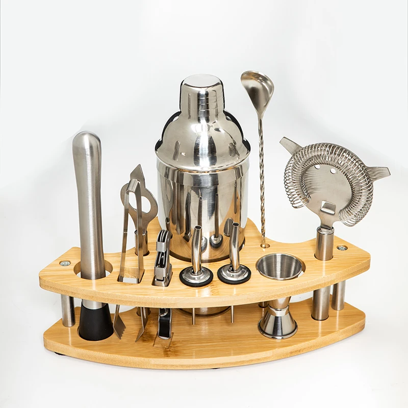 11pcs Stainless Steel Bartende - Boston Shaker Set recension och pris