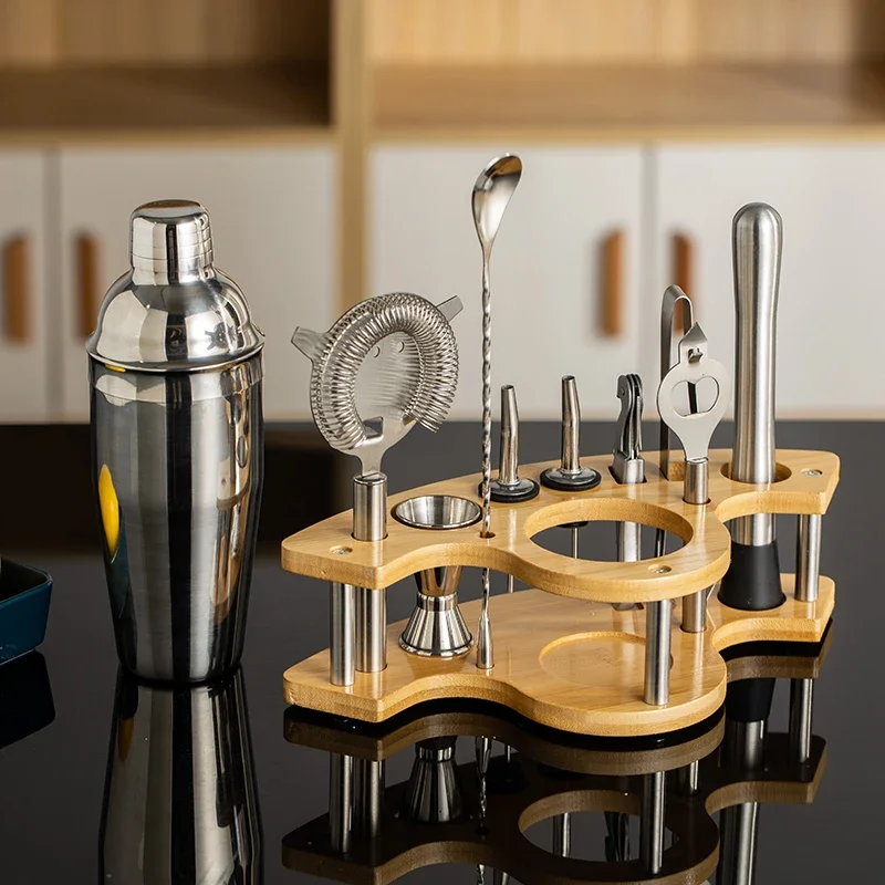 11pcs Stainless Steel Bartende - Boston Shaker Set recension och pris