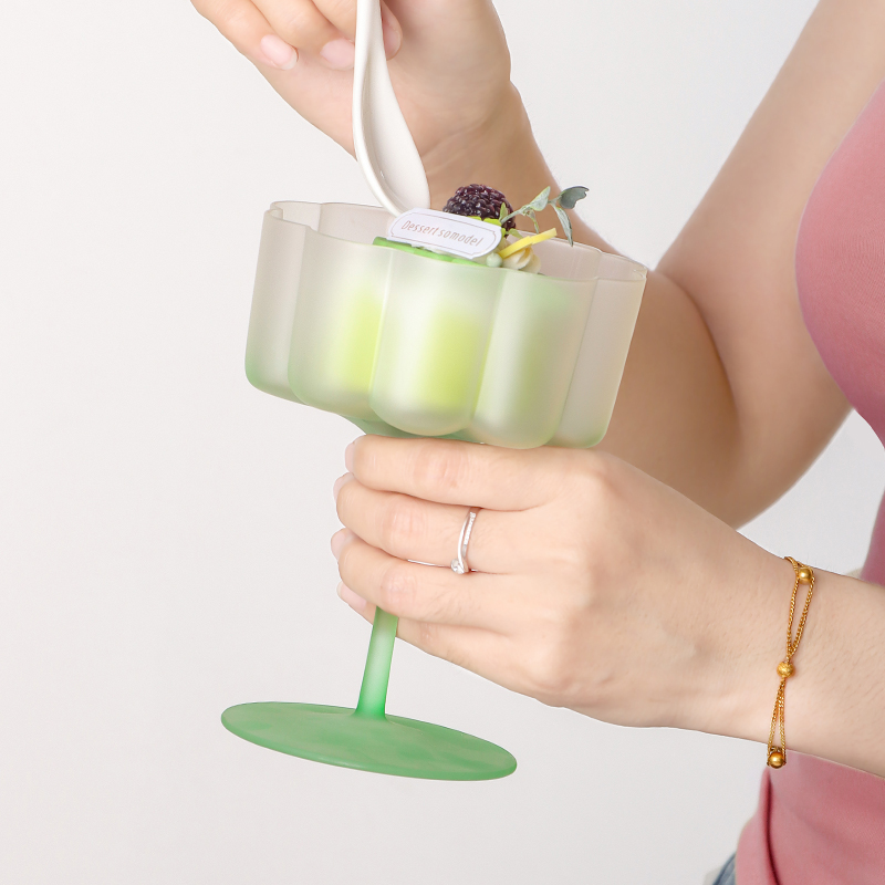 Colorful Frosted Glass Cocktai - Home Bar Set recension och pris