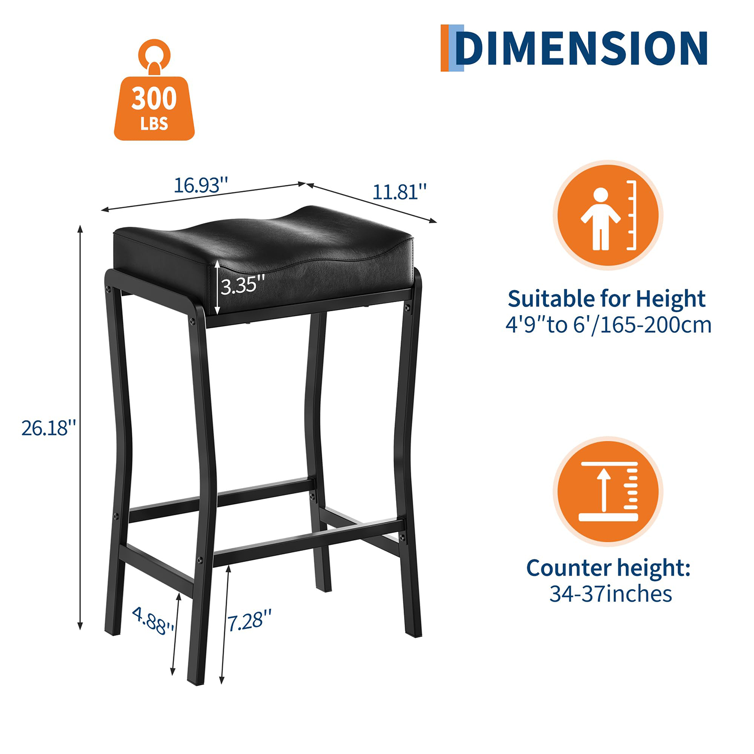 Counter Height Bar Stools Set  - Home Bar Lounge recension och pris
