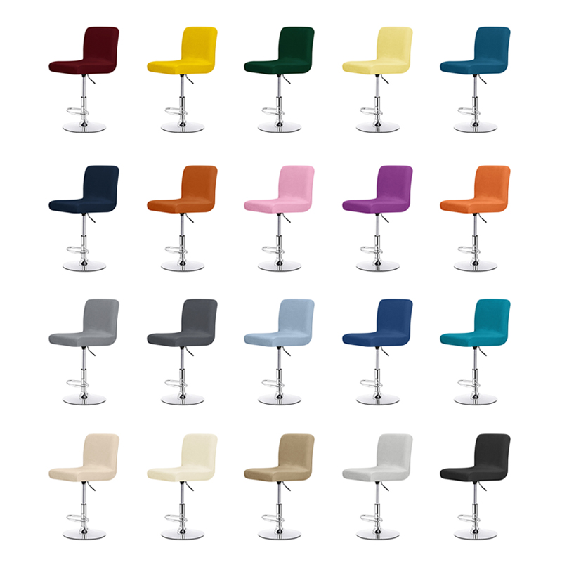 Velvet Solid Color Chair Cover - Home Bar Lounge recension och pris