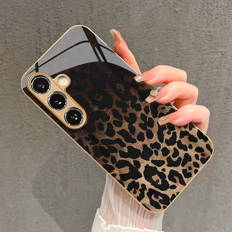 Retro Leopard Print 2D Phone C - Old Fashioned Glass recension och pris