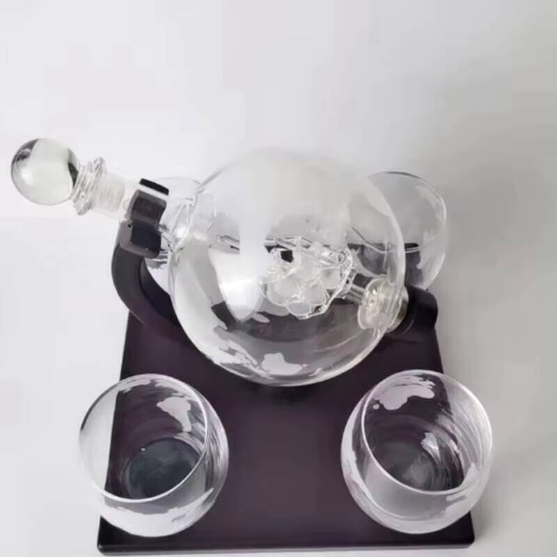 Hot 850ML Globe Whiskey Decant - Decanter Globe Set recension och pris