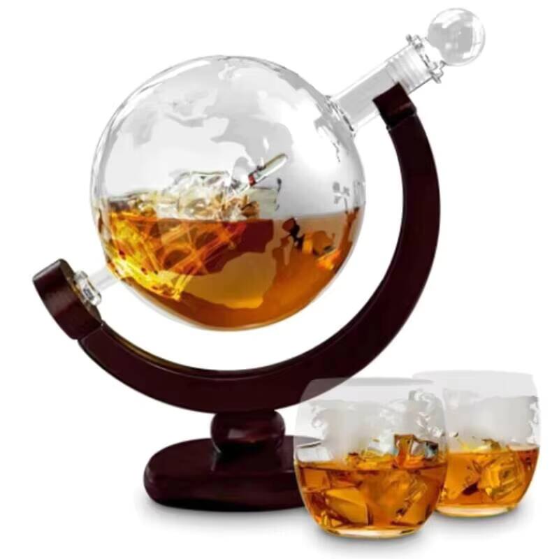 Hot 850ML Globe Whiskey Decant - Decanter Globe Set recension och pris